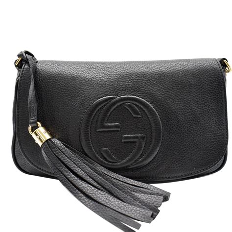 gucci black small soho disco bag|authentic Gucci soho disco bag.